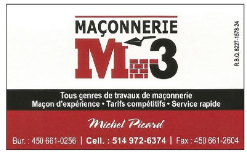 Maconnerie à Laval